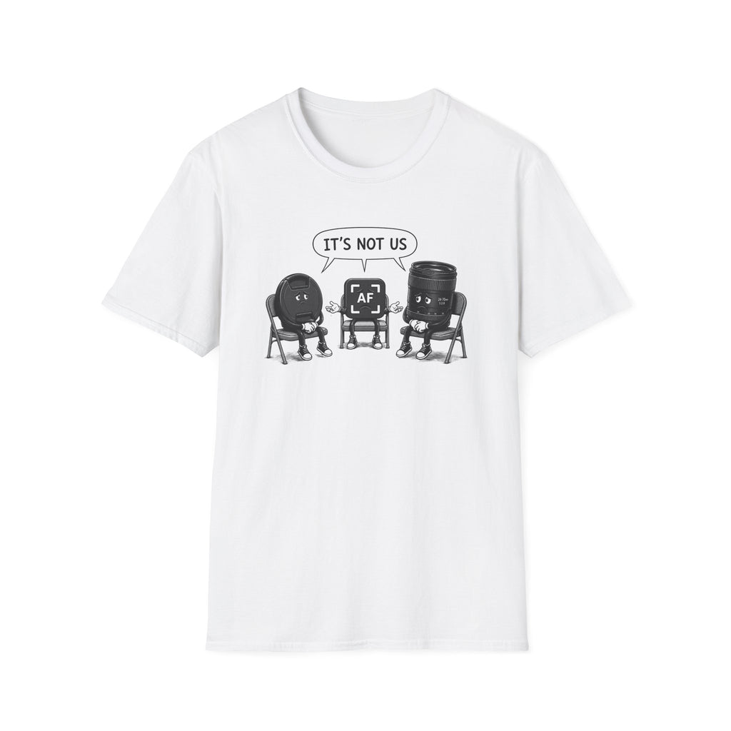 IT'S NOT US - Lens, Lens Cap, Auto Focus T-Shirt