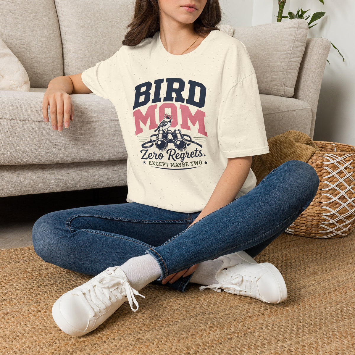 Bird Mom Zero Regrets T-Shirt