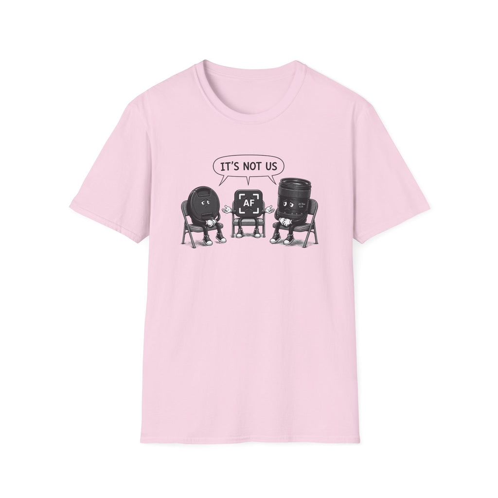IT'S NOT US - Lens, Lens Cap, Auto Focus T-Shirt