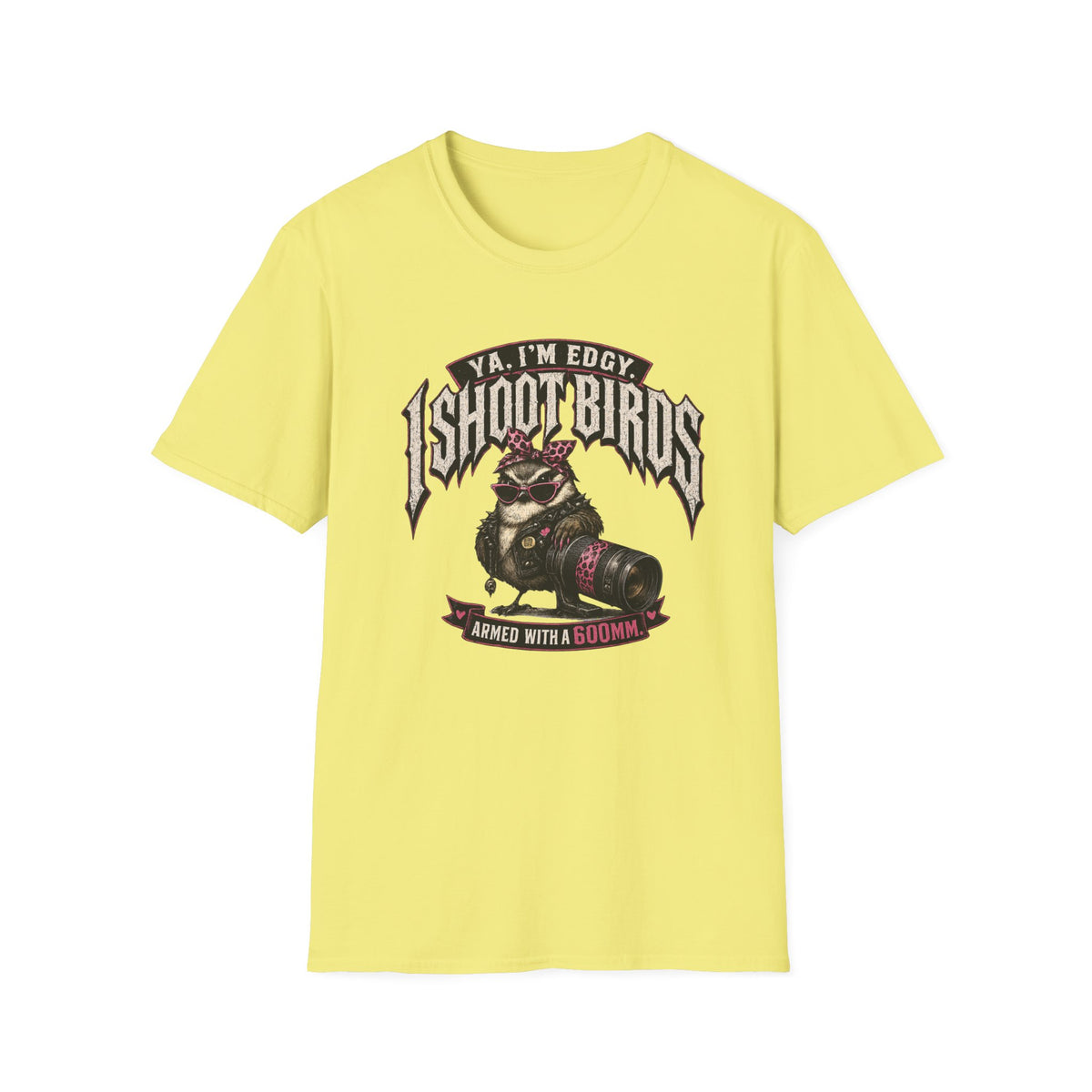 Edgy I Shoot Birds  - T-Shirt