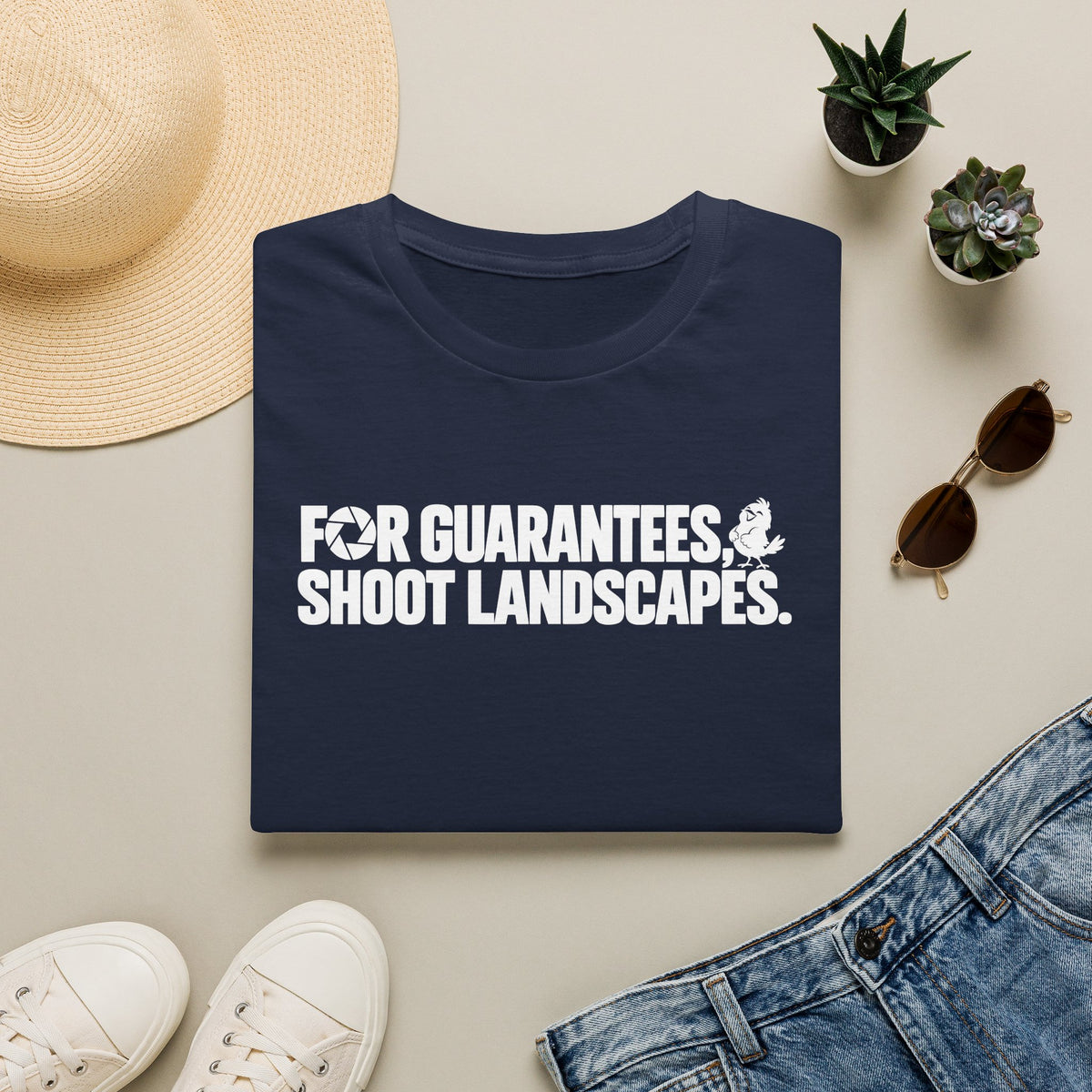For Guarantees, Shoot Landscapes T-Shirt
