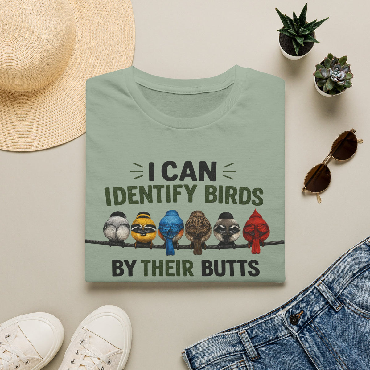 I Can Identify Birds By Their Butts T-Shirt