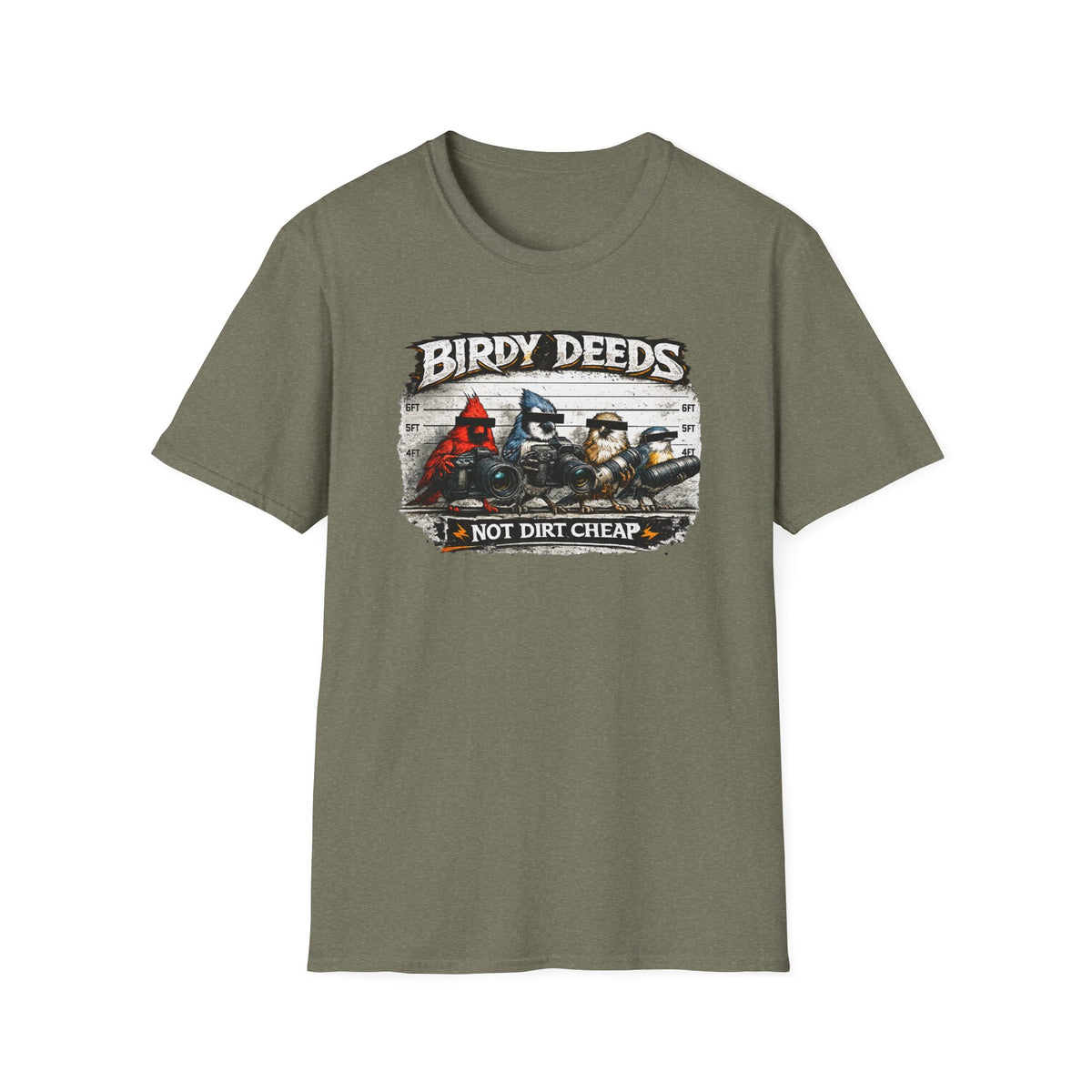 Birdy Deeds Not Dirt Cheap T-Shirt