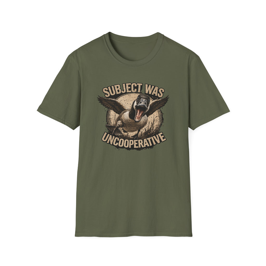 Subject Was Uncooperative T-Shirt