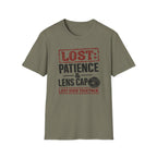 LOST: Patience and Lens Cap Last Seen Together T-Shirt