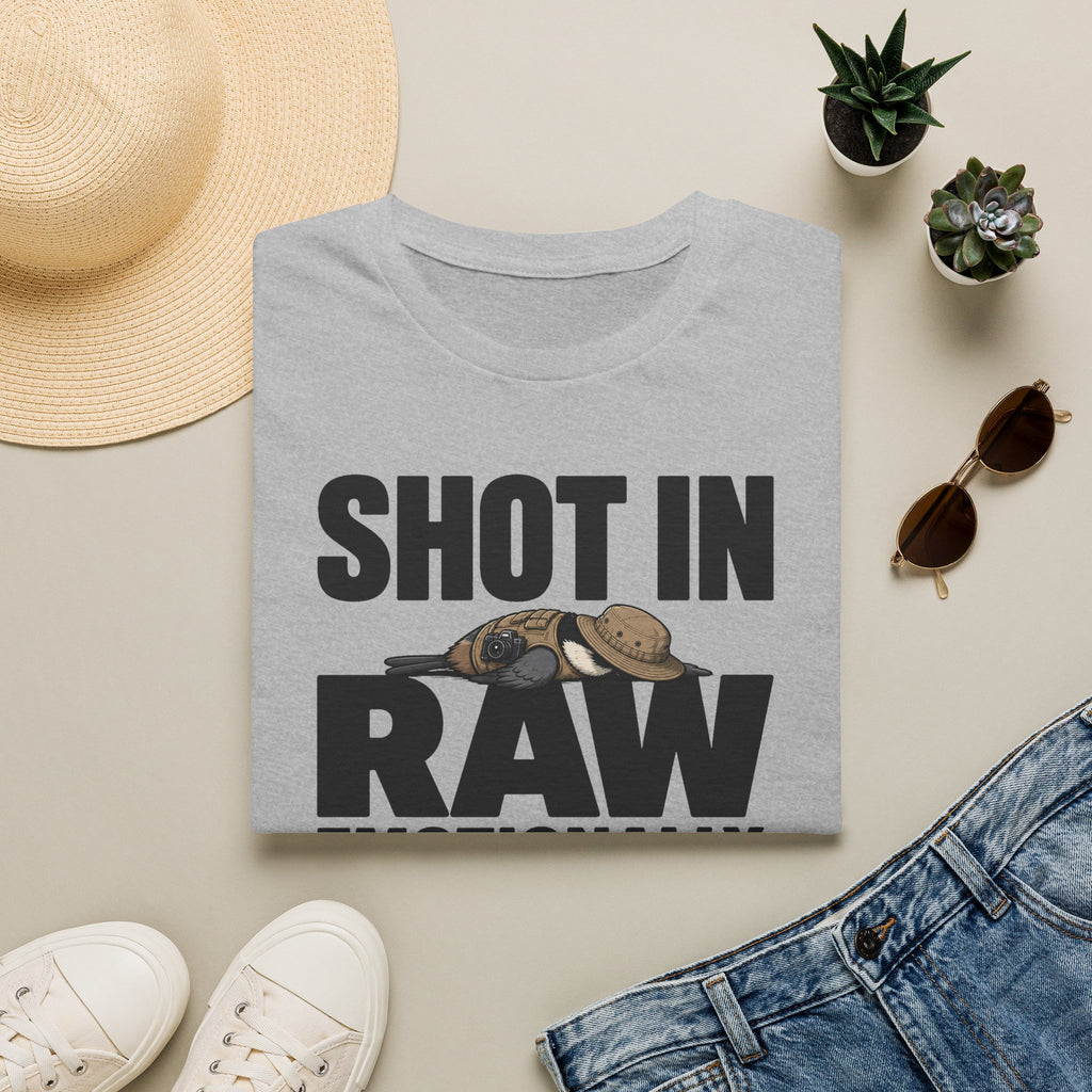 Shot In Raw, Emotionally Also Raw T-Shirt