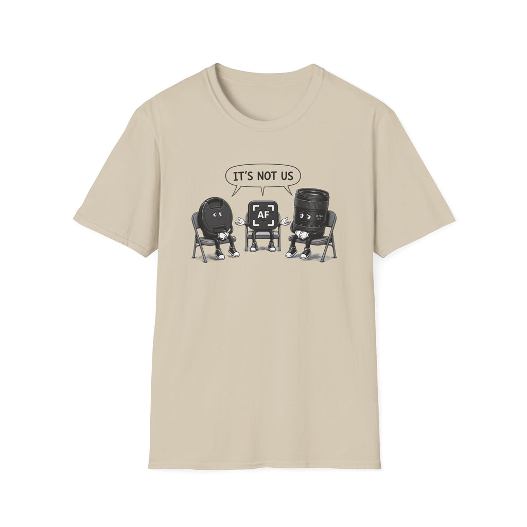 IT'S NOT US - Lens, Lens Cap, Auto Focus T-Shirt