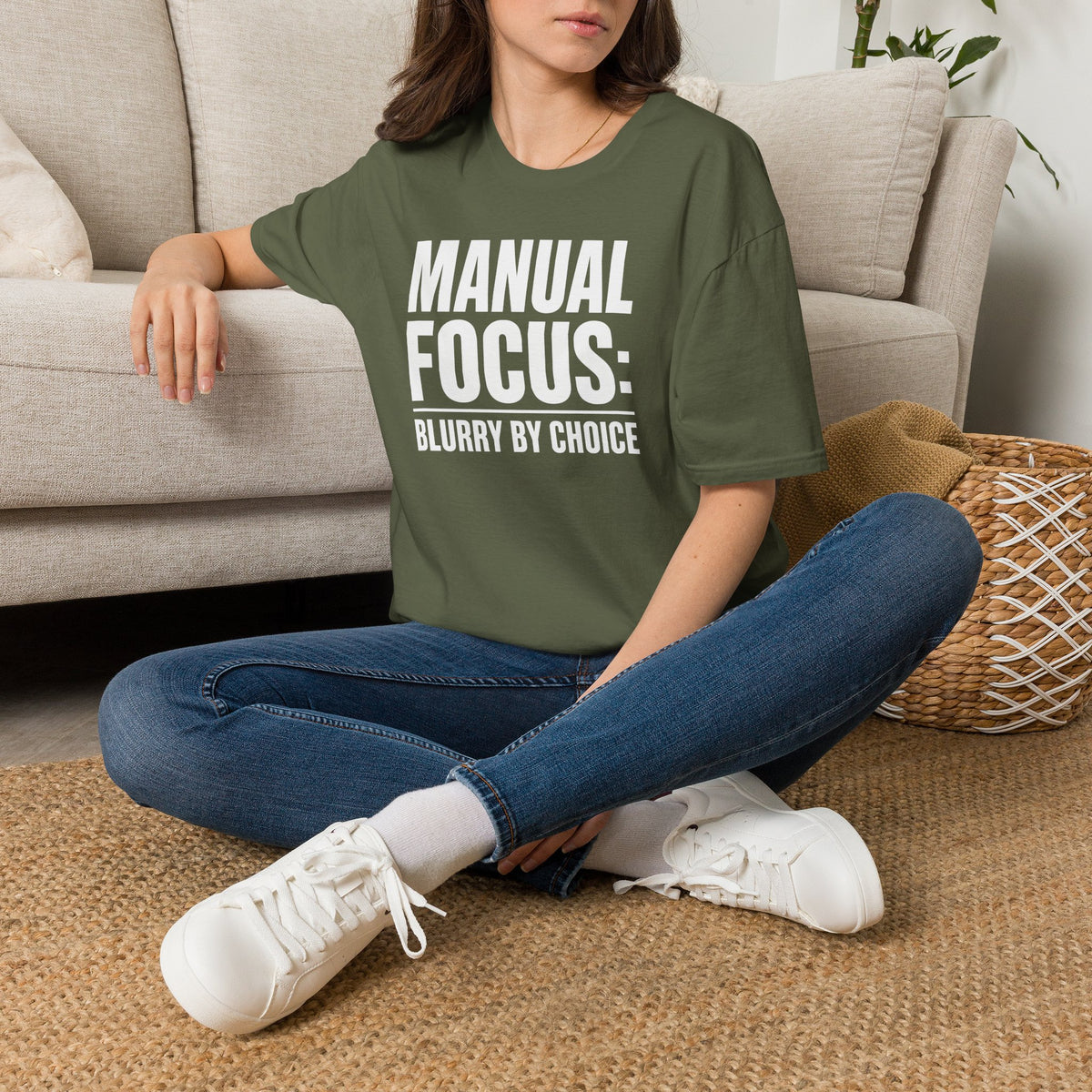 Manual focus: Blurry By Choice T-Shirt