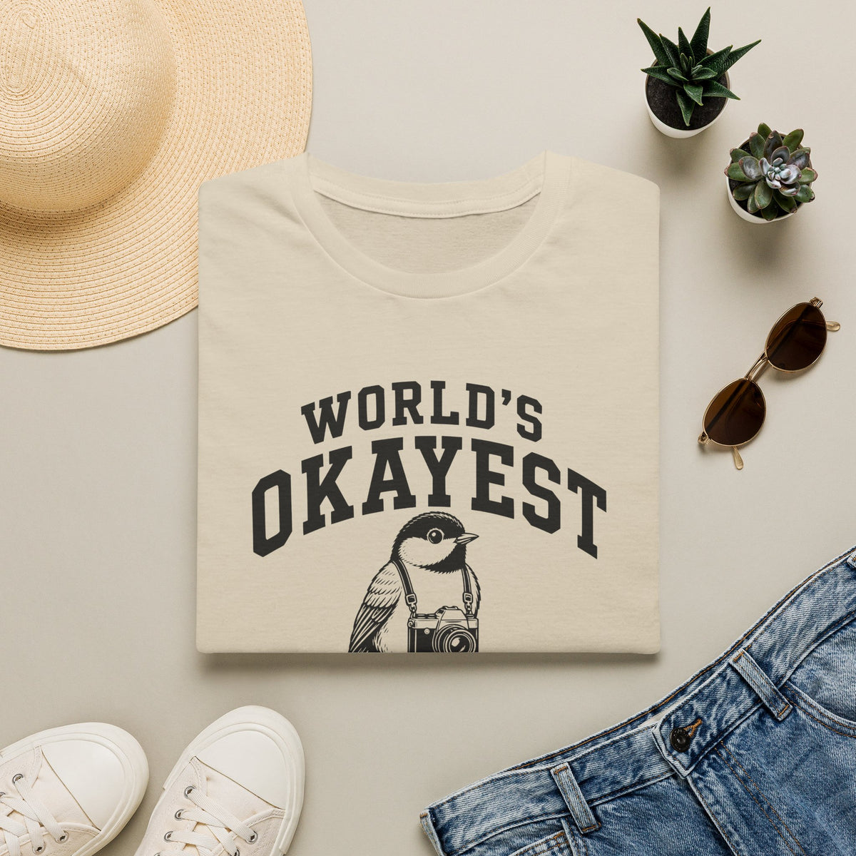 Worlds Okayest Dad T-Shirt