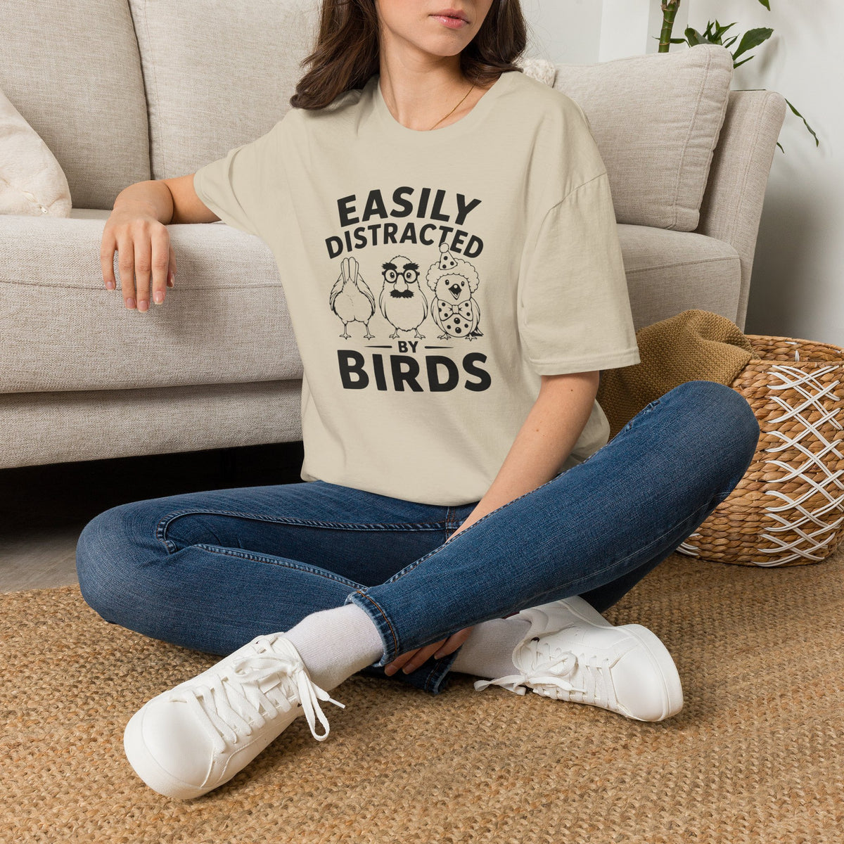 Easily Distracted By Birds T-Shirt