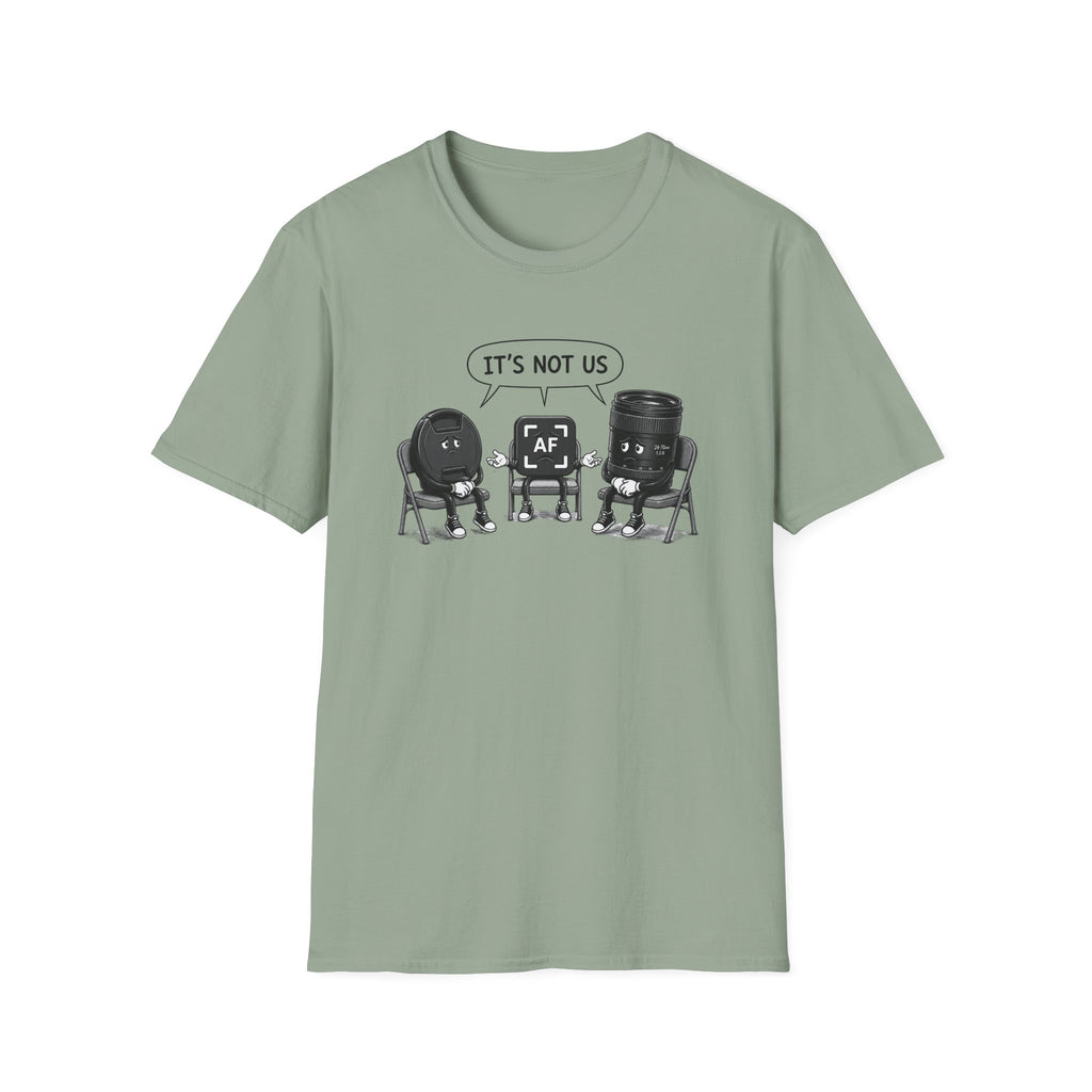 IT'S NOT US - Lens, Lens Cap, Auto Focus T-Shirt