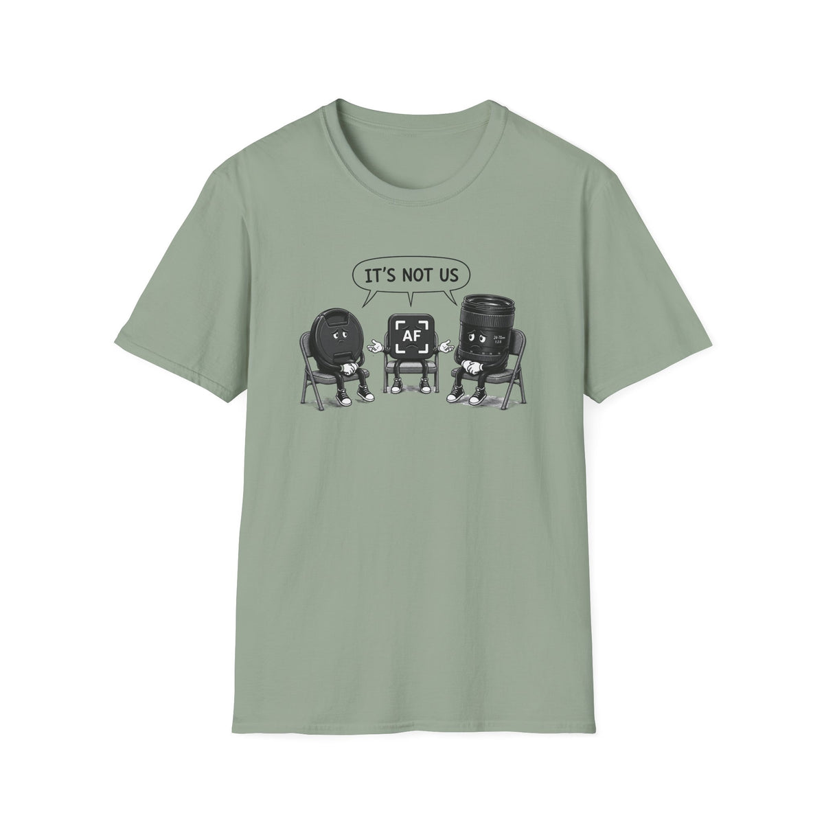 IT'S NOT US - Lens, Lens Cap, Auto Focus T-Shirt