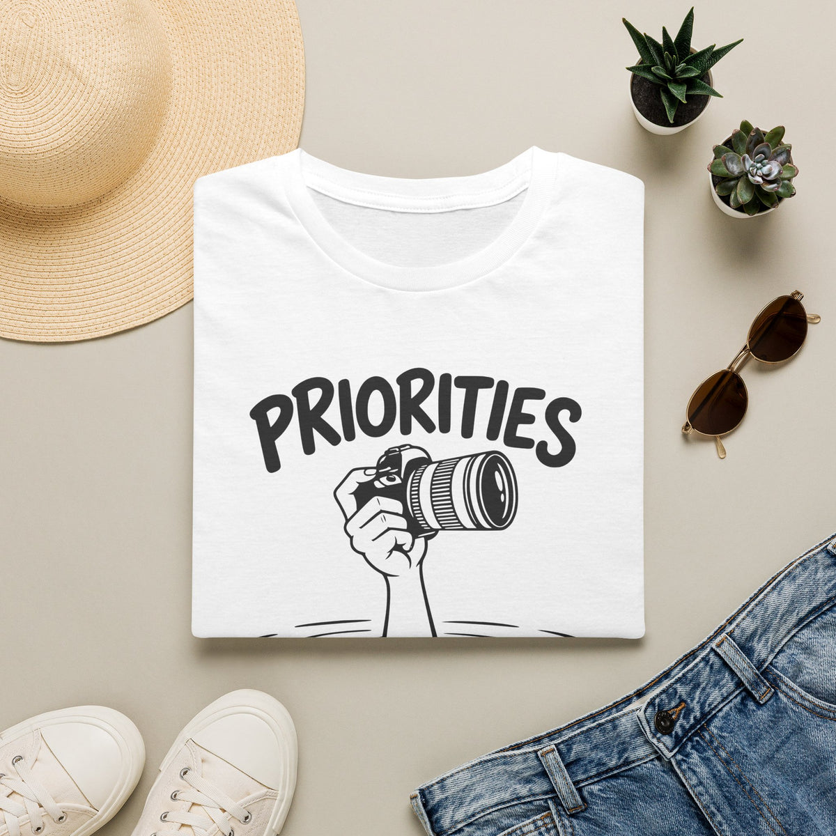 Priorities Under Water  T-Shirt