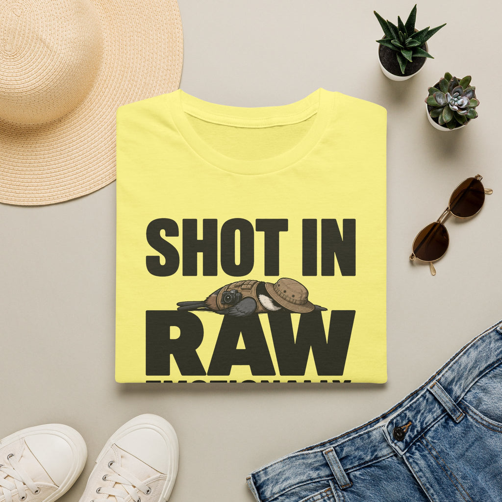 Shot In Raw, Emotionally Also Raw T-Shirt