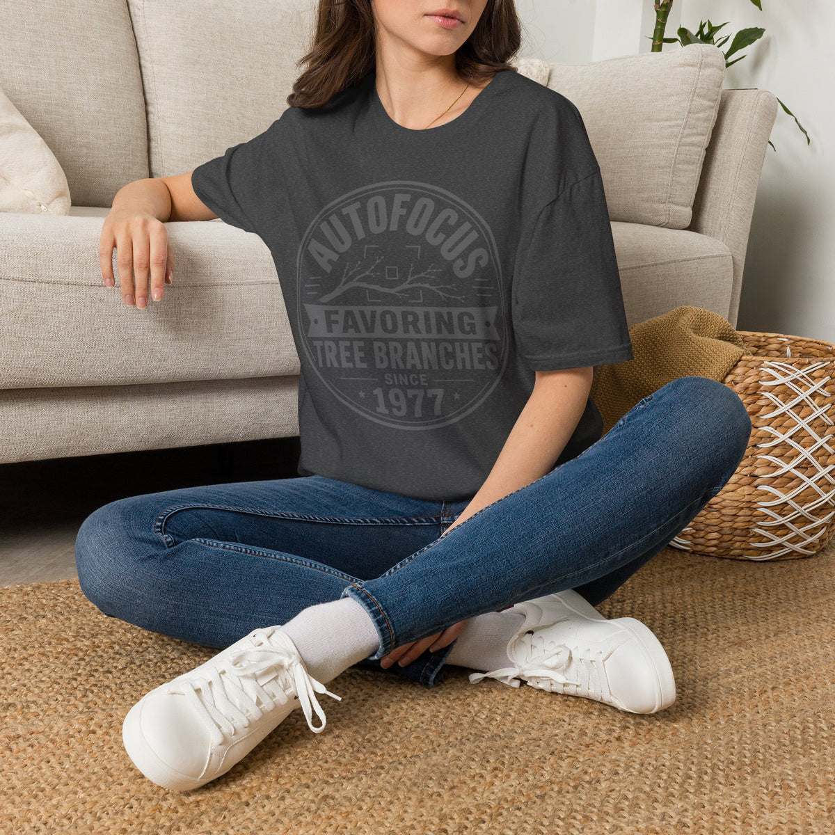 Autofocus:T-Shirt Favoring Tree Branches Since 1977