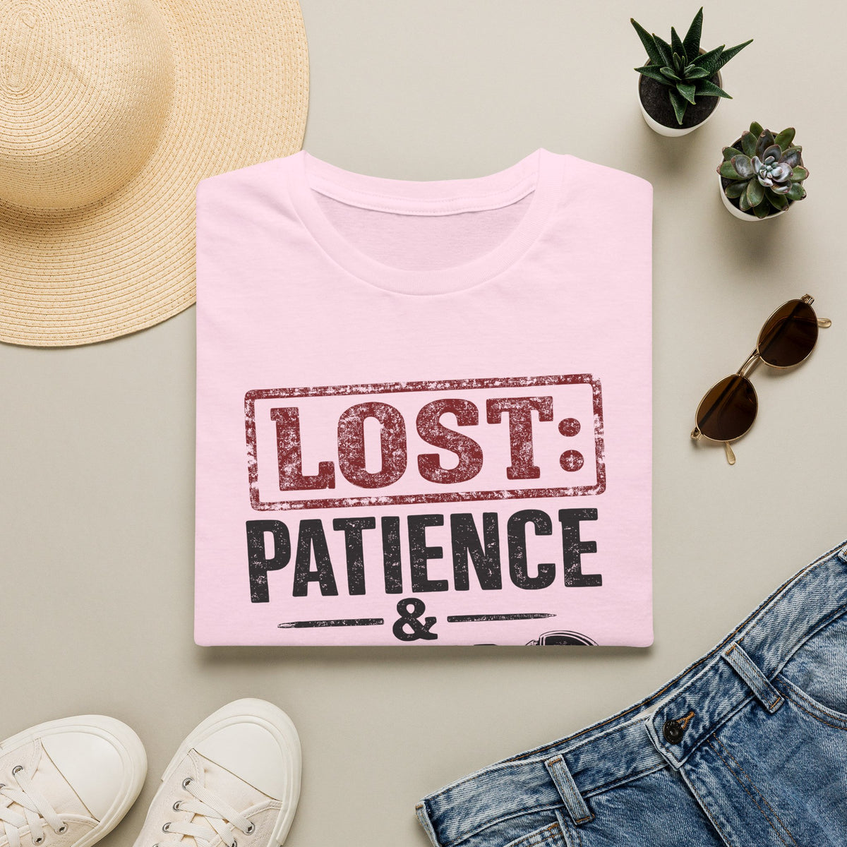 LOST: Patience and Lens Cap Last Seen Together T-Shirt