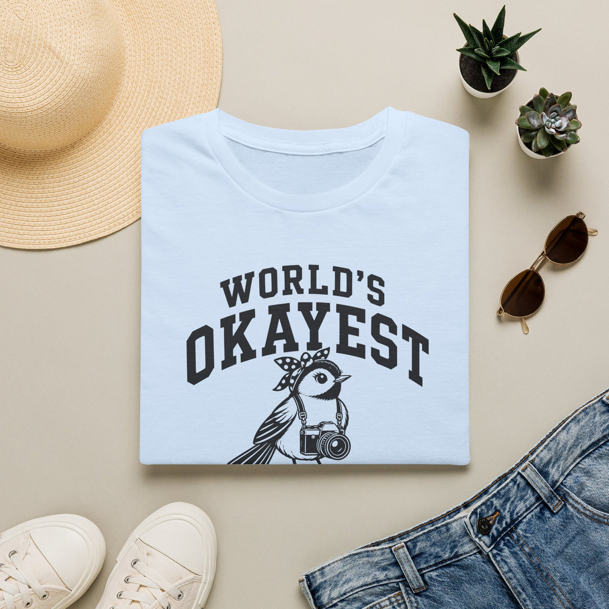 Worlds Okayest Mom T-Shirt