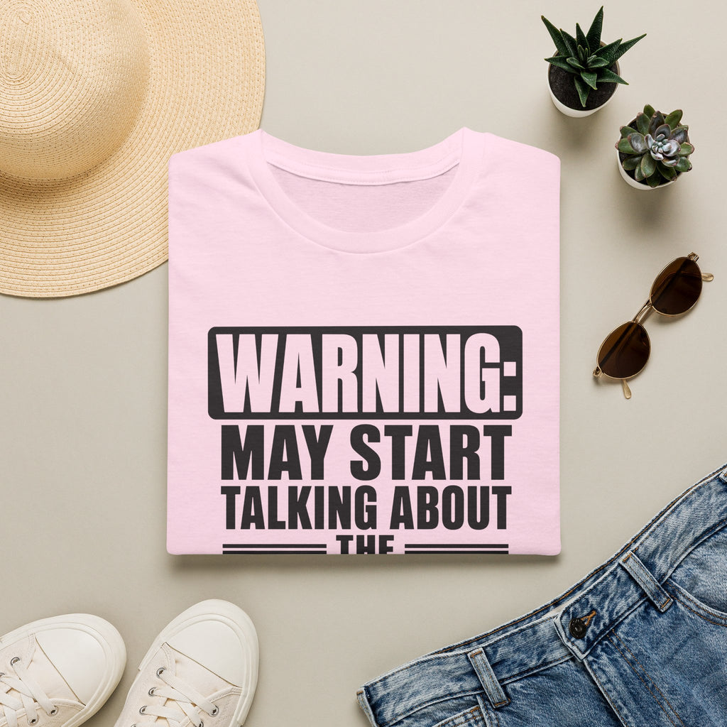 Warning May Start Talking About the Lens Cap T-Shirt