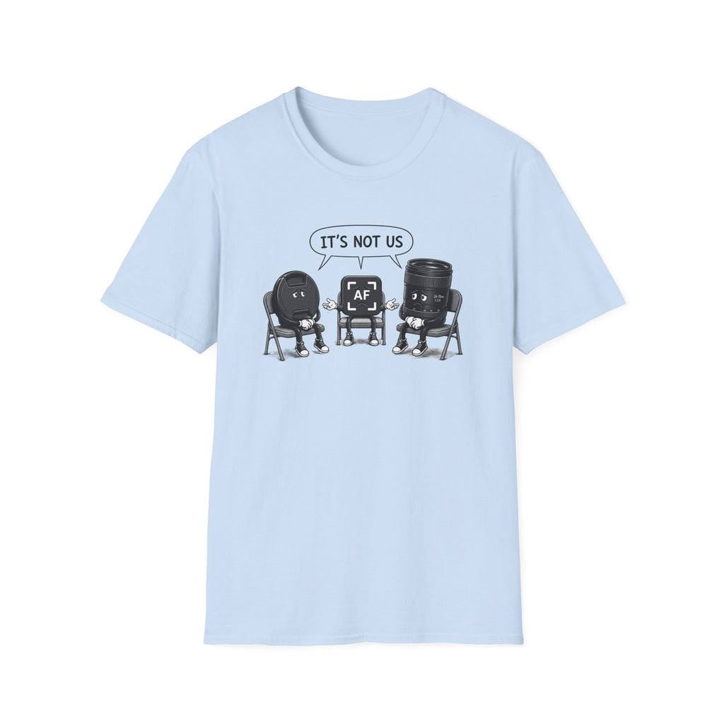 IT'S NOT US - Lens, Lens Cap, Auto Focus T-Shirt