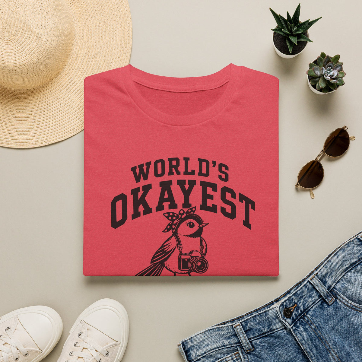 Worlds Okayest Mom T-Shirt