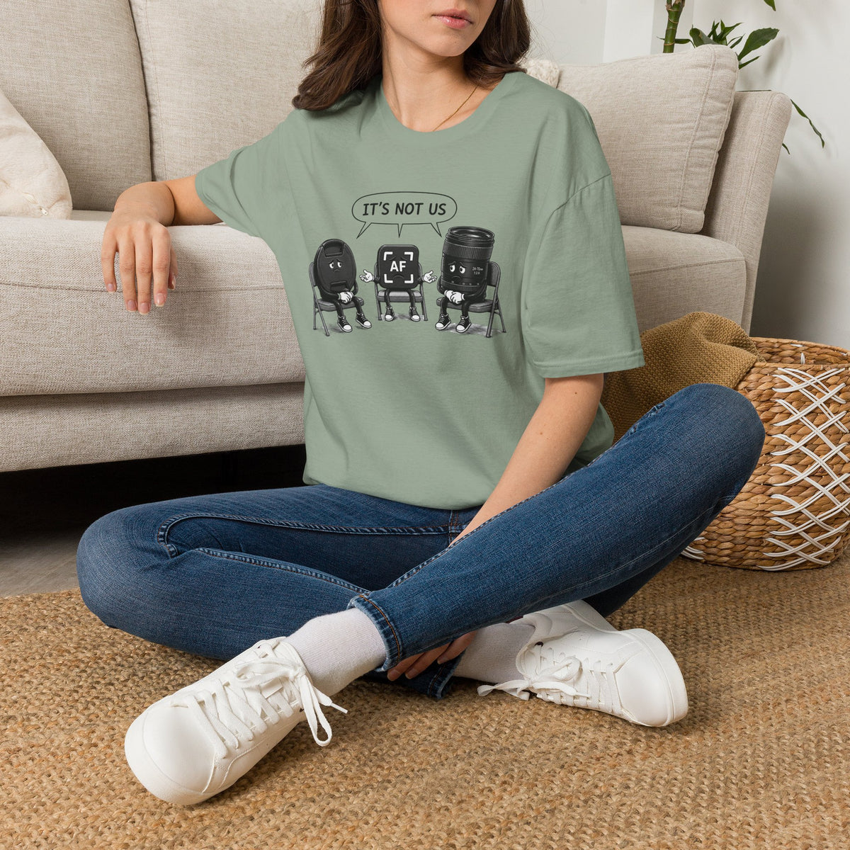 IT'S NOT US - Lens, Lens Cap, Auto Focus T-Shirt