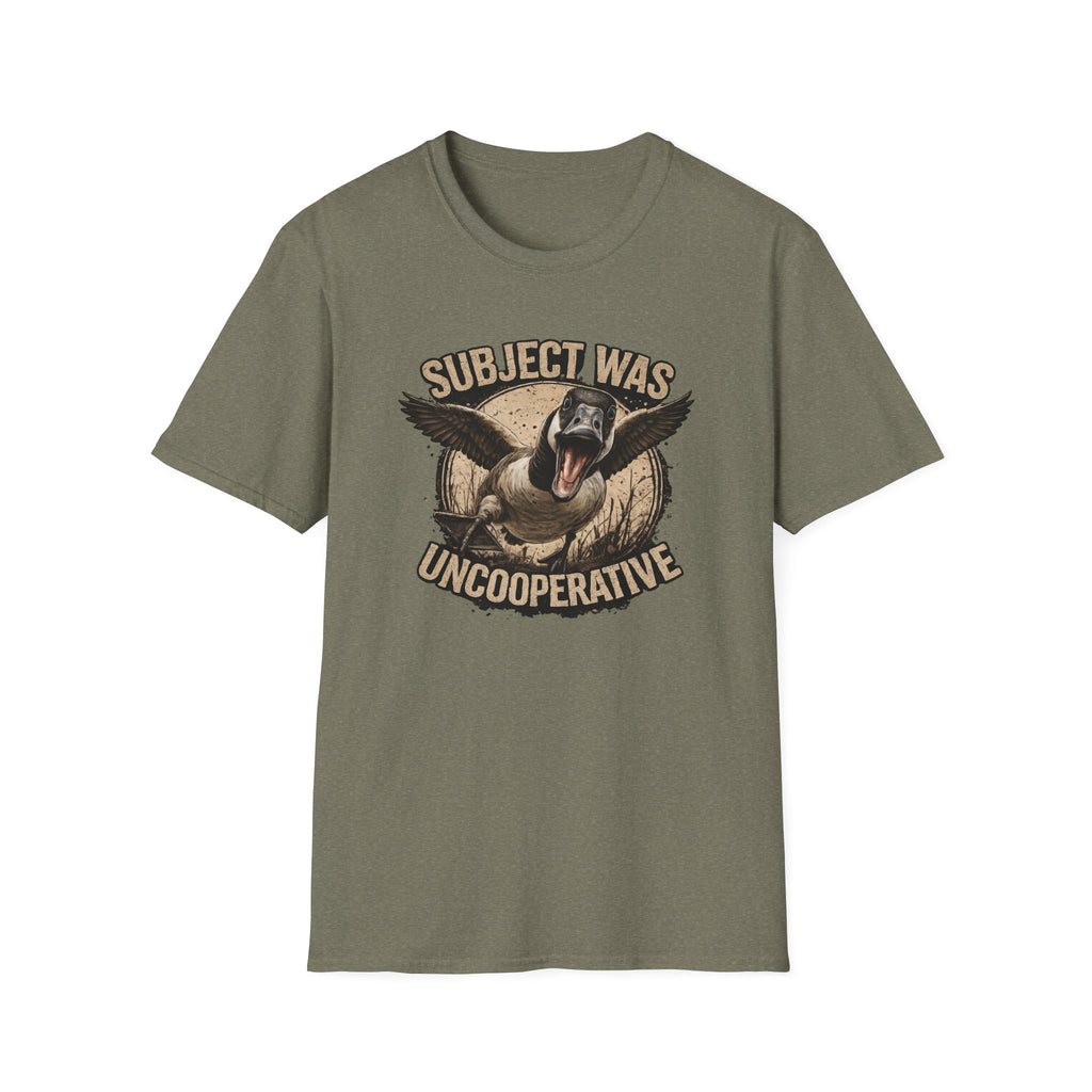 Subject Was Uncooperative T-Shirt