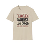 LOST: Patience and Lens Cap Last Seen Together T-Shirt