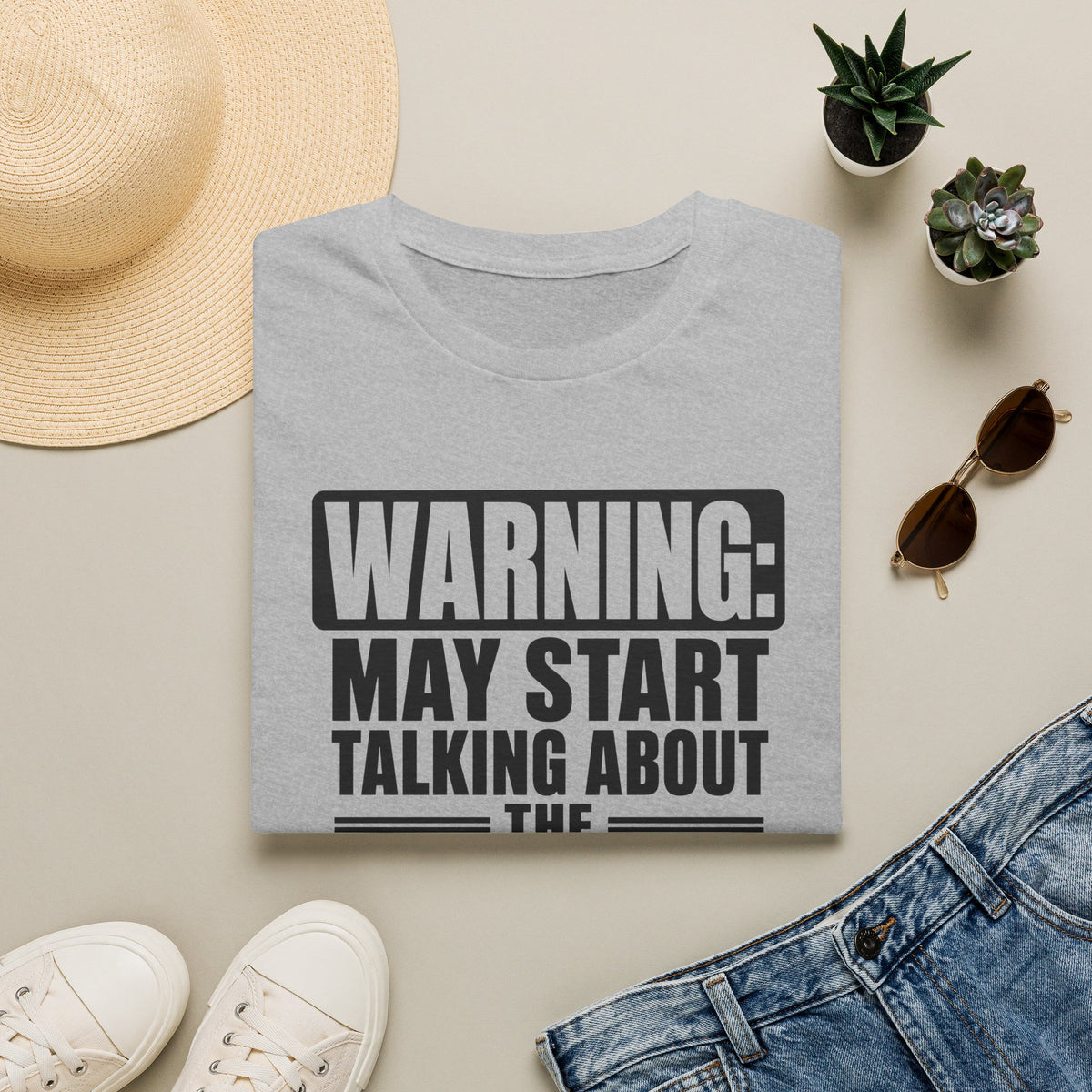Warning May Start Talking About the Lens Cap T-Shirt