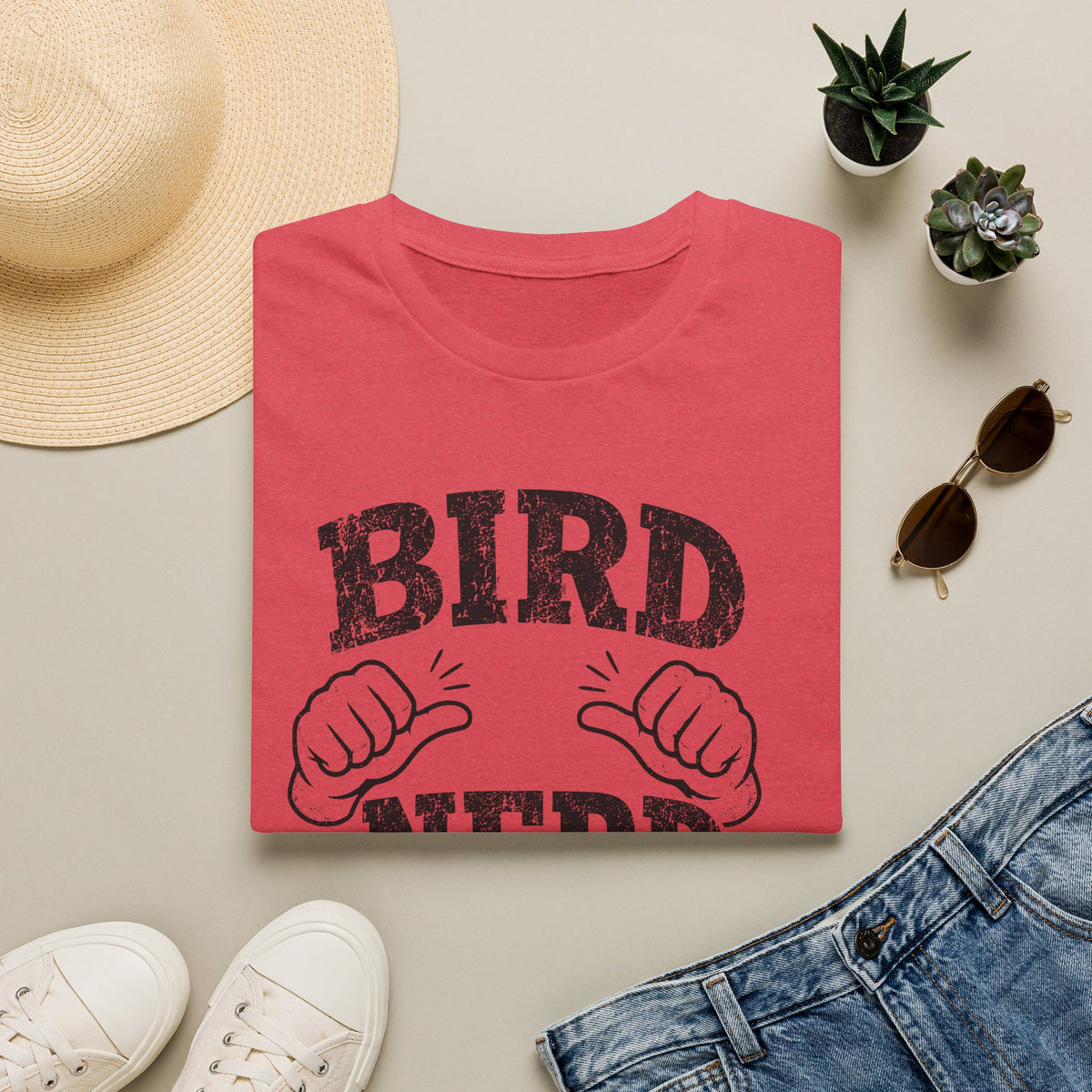 Bird Nerd Thumbs T-Shirt