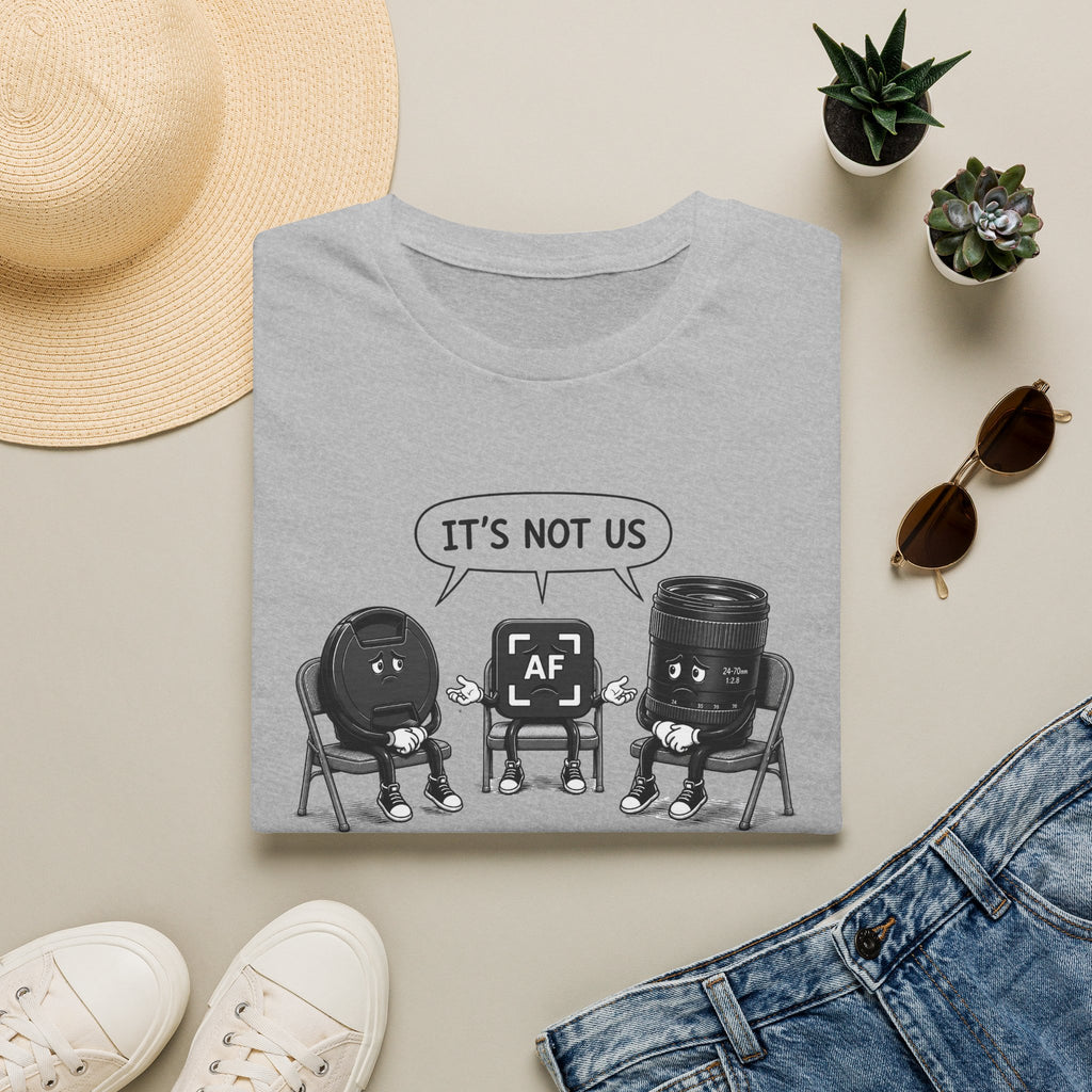 IT'S NOT US - Lens, Lens Cap, Auto Focus T-Shirt