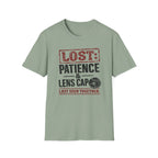 LOST: Patience and Lens Cap Last Seen Together T-Shirt