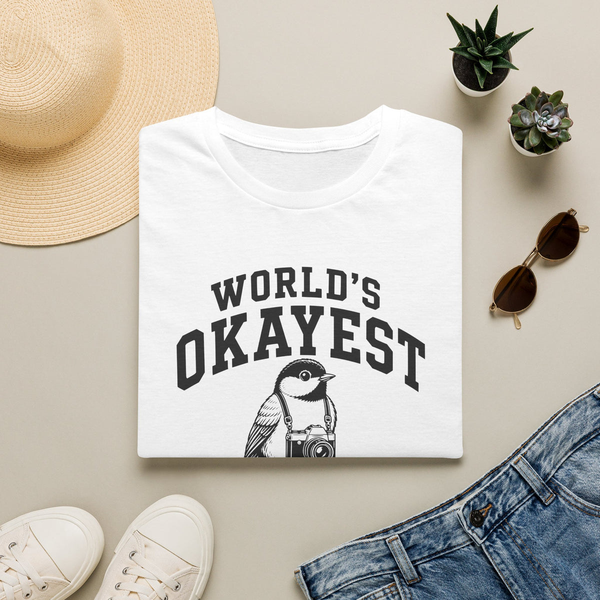 Worlds Okayest Dad T-Shirt