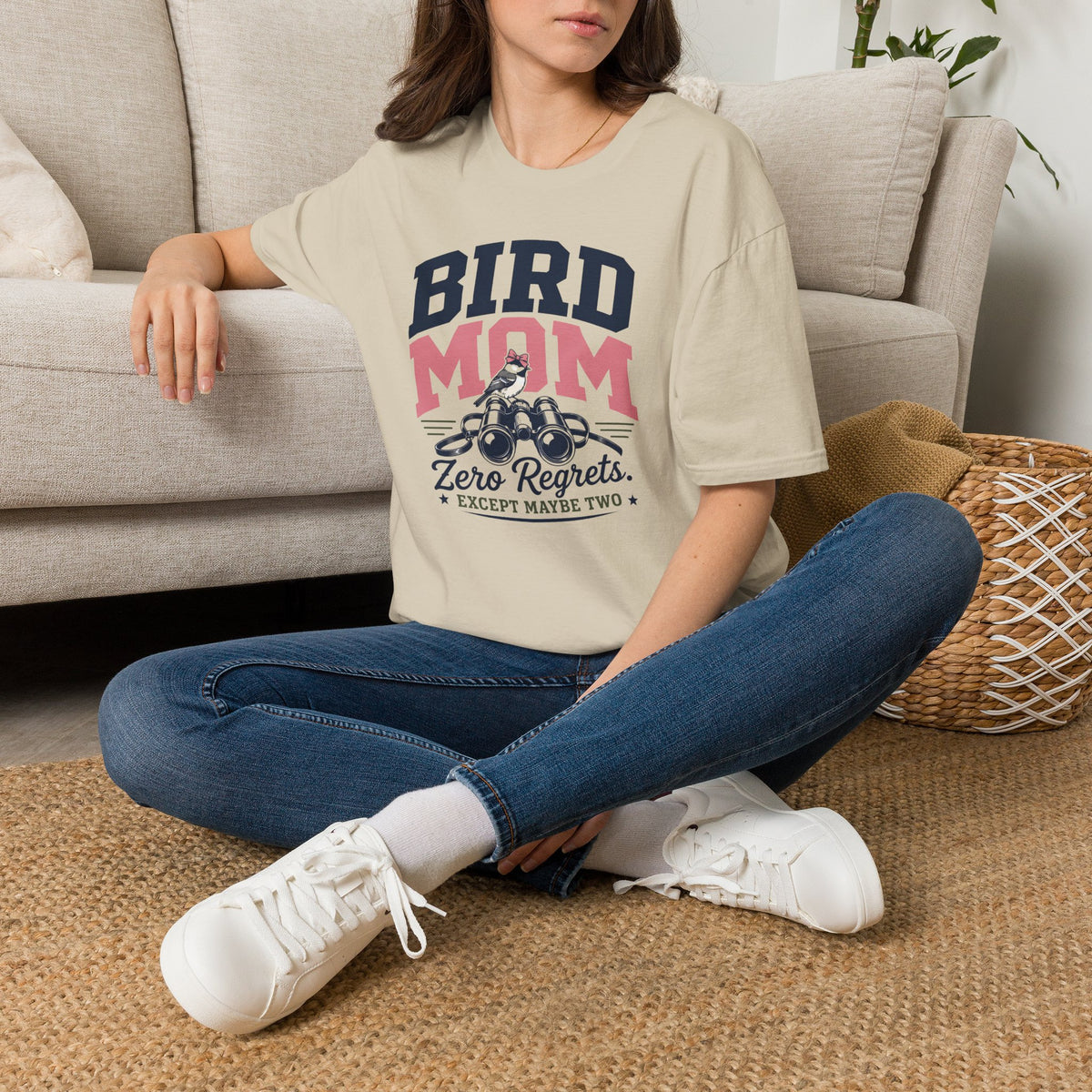 Bird Mom Zero Regrets T-Shirt