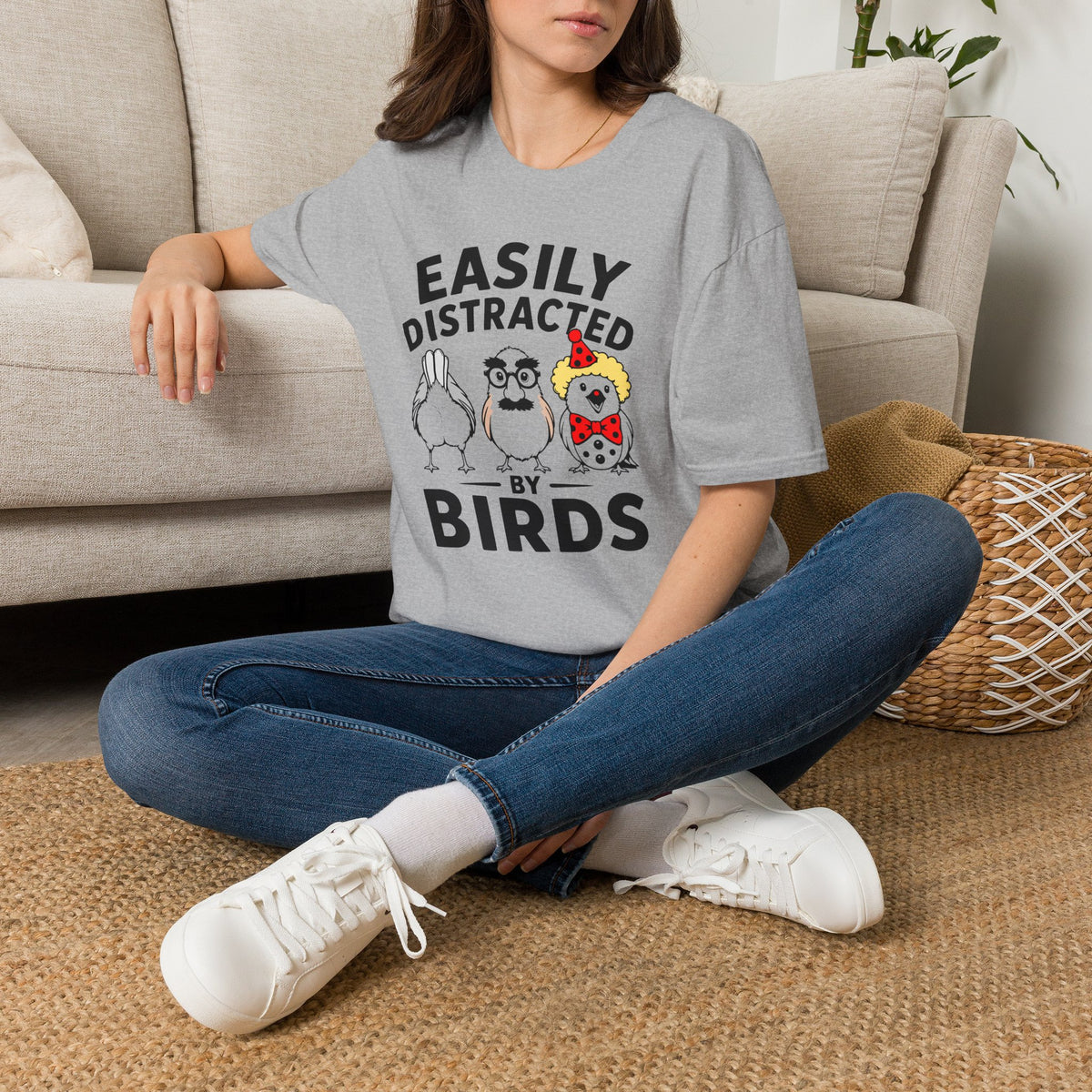 Easily Distracted By Birds T-Shirt
