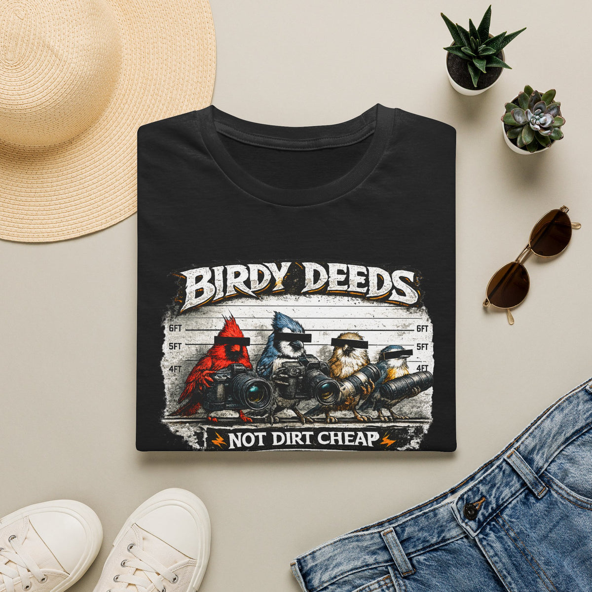 Birdy Deeds Not Dirt Cheap T-Shirt