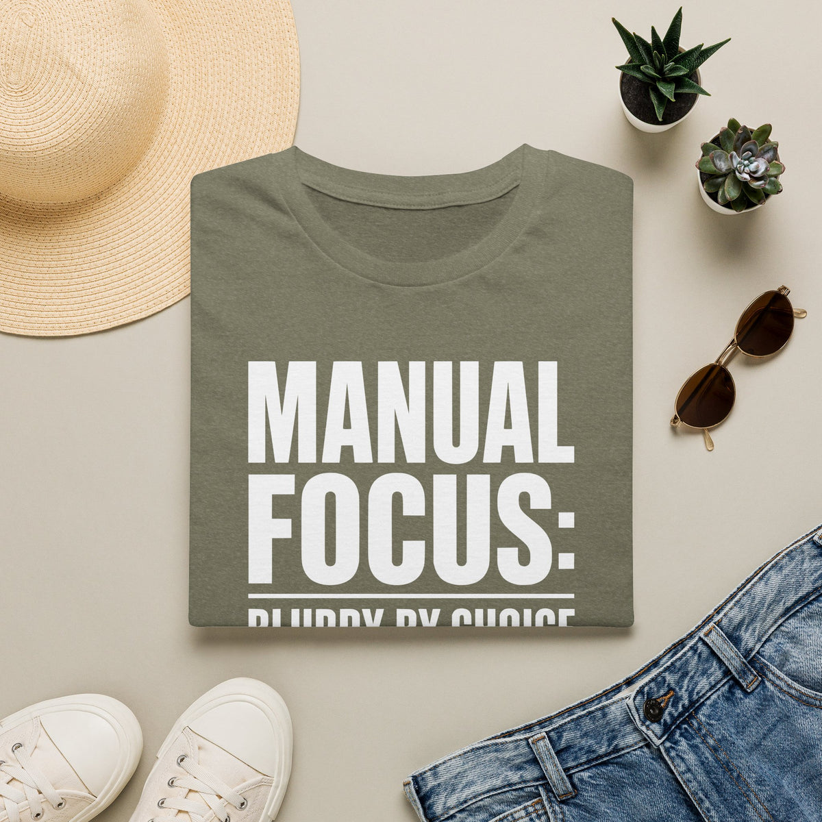 Manual focus: Blurry By Choice T-Shirt