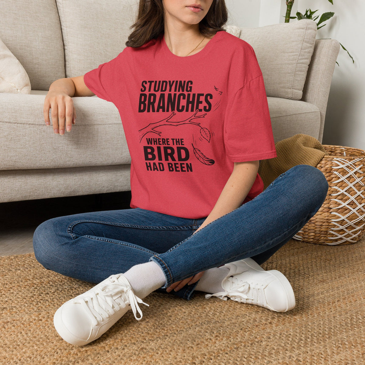 Studying Branches Where the Bird Had Been T-Shirt
