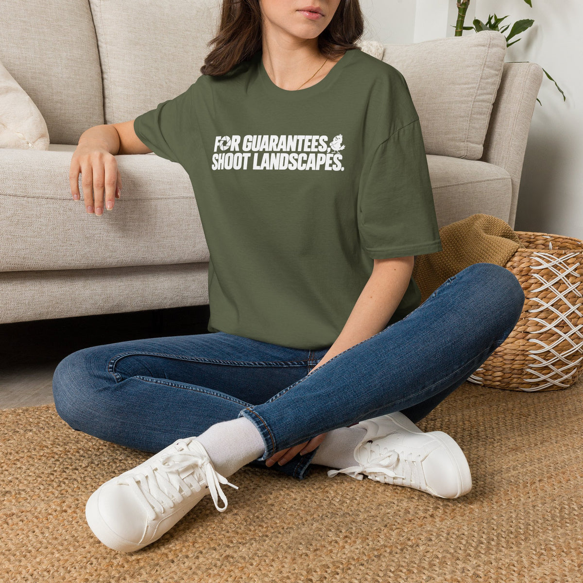 For Guarantees, Shoot Landscapes T-Shirt